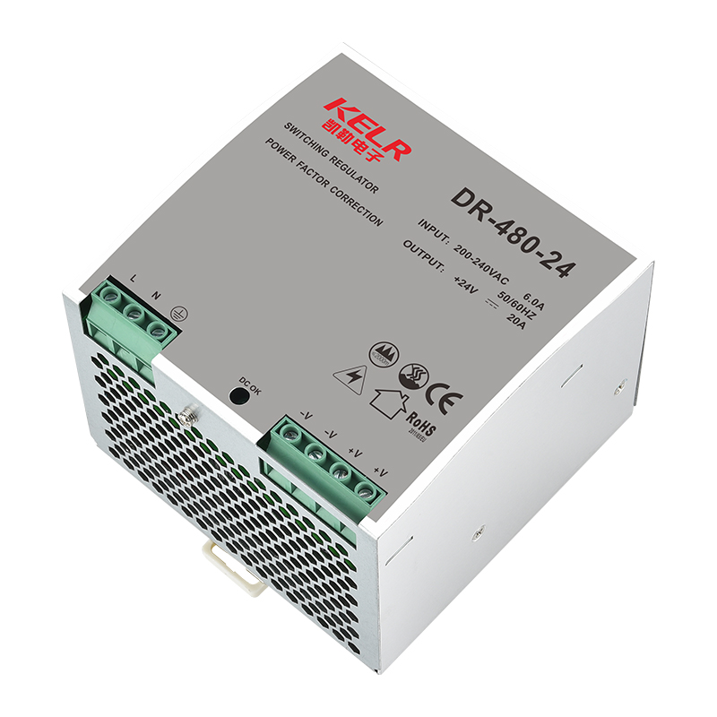 DR-480W 系列 導(dǎo)軌型單輸出工業(yè)用開(kāi)關(guān)電源