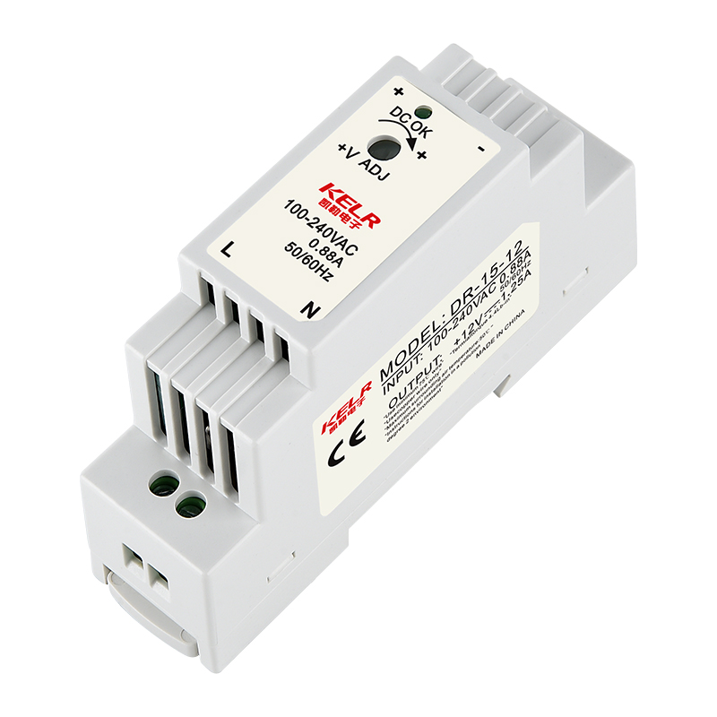 DR-15W 系列 導(dǎo)軌型單輸出工業(yè)用開(kāi)關(guān)電源